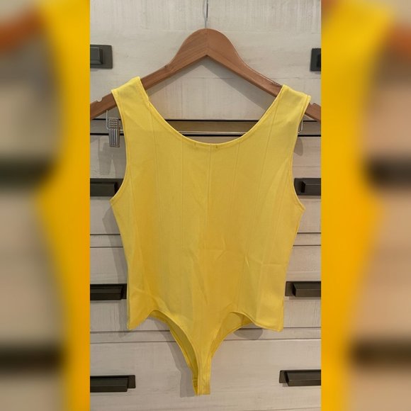 Boohoo Ribbed Vest Body - Picture 2 of 3